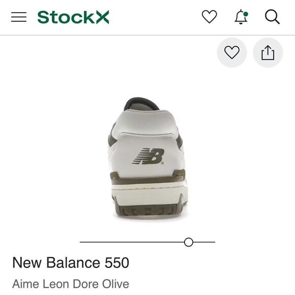 New Balance Aime Leon Dore 550 Olive - M8 / F9.5 - Picture 4 of 7